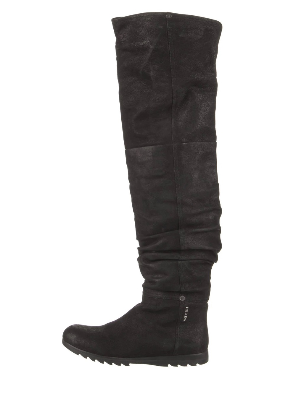Prada Thigh High Flat Boots Sz.38.5